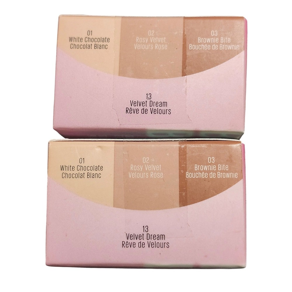 Kaja Beauty Bento Bouncy Eyeshadow Trio 13 Velvet Dream Soft Matte Palette Set 2